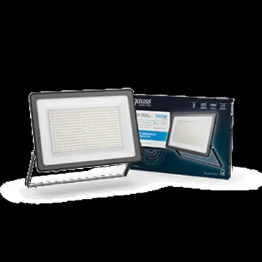 Прожектор светодиодный ДО 150 Вт 18000 лм 6500К AC 220В IP65 250х32х335мм матрированное закаленное стекло Qplus Gauss