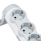 Удлинитель бытовой 4 розетки шнур 3м с заземлением с выключателем с индикацией