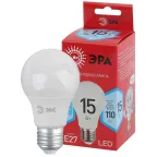 Лампа светодиодная A60-15W-840-E27 R диод, груша, 15Вт, нейт, E27