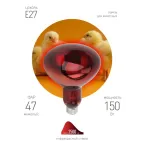 Лампа ИКЗК 230-150 R127 (15/360)