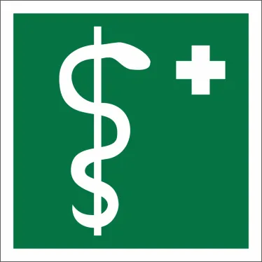 Пиктограмма (Наклейка) NPU-2424.EC05 "Медицинский кабинет" для ESTETICA,  SPUTNIK | a18394 | Белый свет