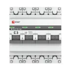 Выключатель автоматический четырехполюсный 3А С ВА47-63 4.5кА PROxima