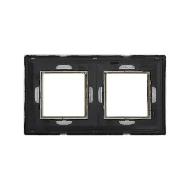 Рамка из металла, ''Avanti'', светло-серебристая, 4 модуля