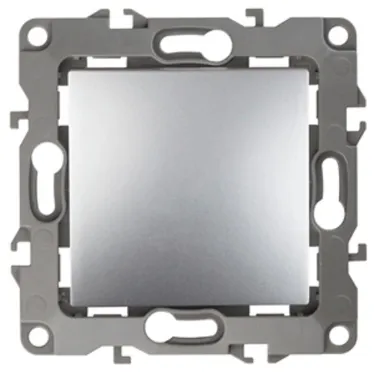 Выключатель, 10АХ-250В, б.л., Эра12, алюминий,12-1001-03