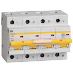 Выключатель автоматический четырехполюсный 40А С ВА47-100 10кА