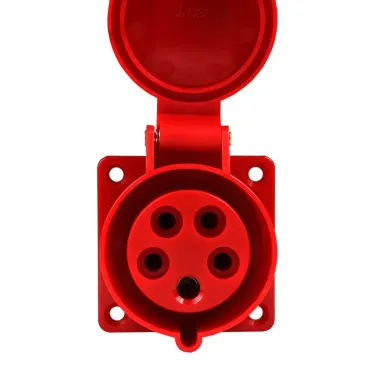 Розетка фланцевая 325-32А 3P+PE+N 6h 380АС 325 IP44