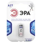                  Батарейка A27-1BL SUPER Alkaline (40/160/19200)
               