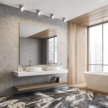 Светильник ДБО 2хGX53 без ламп наклонный черный