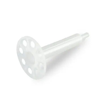 Тарельчатый дюбель гриб с гвоздем для ПМ IN80 белый (50 шт/уп)