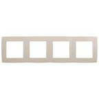 Рамка на 4 поста, Эра12, слоновая кость, 12-5004-02