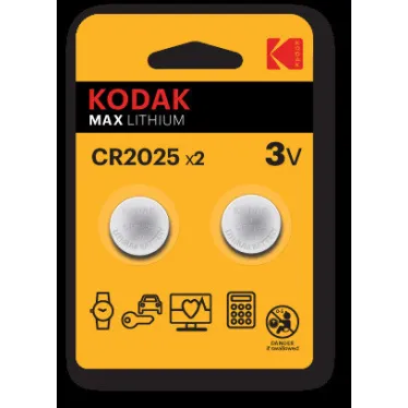 Батарейка CR2025-2BL MAX Lithium (60/240/43200)