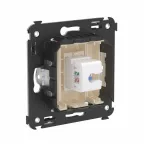 Avanti Телефонная розетка RJ-12 без шторки в стенуодин рная Ванильная дымка