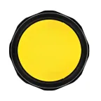 Кнопка SW2C-11 желтая б/п 1з+1р IP54