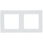 15 Рамка на 2 поста белый