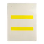 Самоламинирующаяся маркировка для кабелей и труб 4.3-7мм. Желтая (8 шт. на пластине, упак. по 10 листов)