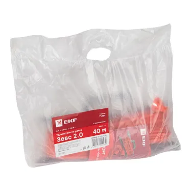 Удлинитель на рамке 'Зевс 2.0' 40м с заземлением ПВС 3x1.0 16А/3.5кВт PROxima