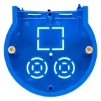 Коробка установочная сборная оконечная КМТ-010-4005 для твердых стен (71х45) с саморезами розн стикер