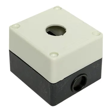 Корпус кнопочный 1 кнопка КП101 пластиковый белый