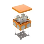 Коробка огнестойкая для о/п двухкомпонентная 60-0300-FR10.0-8 Е15-Е120 100х100х50