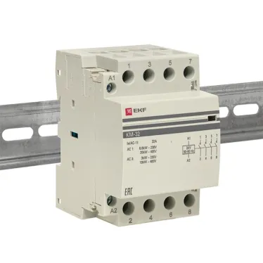 Контактор модульный КМ 32А 4NО (3 модуля) 24В АС PROxima