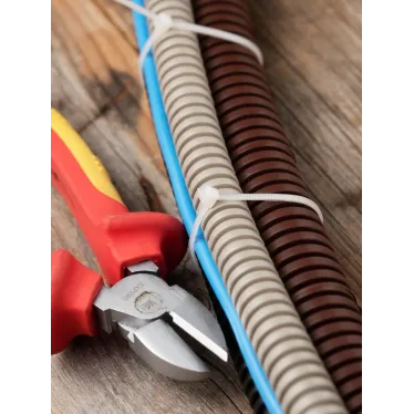 Хомут P6.6 стандартный белый 4.6x180 (100шт) FlexLock PROxima