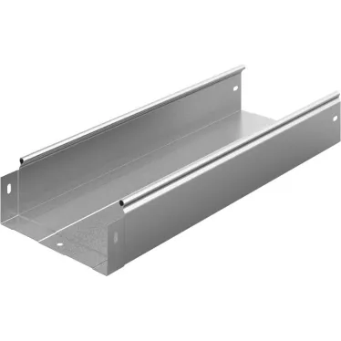 Металлический лоток неперфорированный 200х80х3000, толщина 1,0 мм, Сендзимир цинк