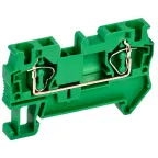 Клемма пружинная КПИ 2в-4 41А зеленый