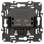 Розетка 2P+E 16A-250В, штор. с 2xUSB 5В-3А, Эра Elegance, антрацит 14-4109-05