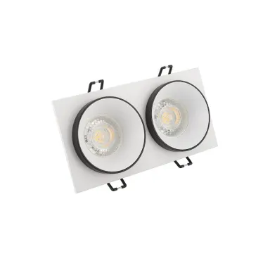 Светильник встраиваемый IP20 50 Вт GU10 черн. алюм. DENKIRS DK2422-BK