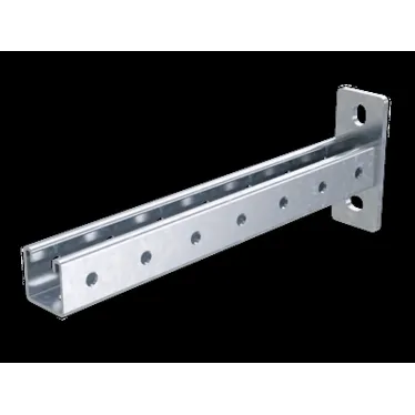 Кронштейн одиночный LAS 41х41 основание 400мм горячеоцинкованный