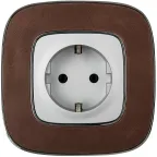 Valena ALLURE Рамка 1 пост Кожа универсальная