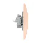 Валенсия розетка 1-местная б/з 10А кремовая с защ. штор.