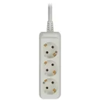 Удлинитель Россия U-3e-1,5m-3x1,5 c заземл., 3гн, 1,5м, ПВС, 3х1,5мм2, 16А U-3e-1,5m-3x1,5