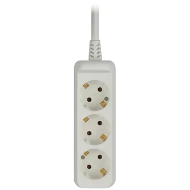 Удлинитель Россия U-3e-1,5m-3x1,5 c заземл., 3гн, 1,5м, ПВС, 3х1,5мм2, 16А U-3e-1,5m-3x1,5