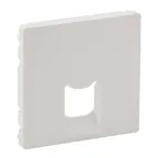 Valena LIFE Лицевая панель для одиночных телефонных/информационных розеток Белая