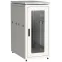 Шкаф сетевой 19дюймов LINEA N 24U 600х1000 мм стеклянная передняя дверь серый