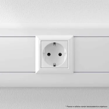 Avanti Розетка ''Белое облако'', 2P+E, с защитными шторками, 2 модульная