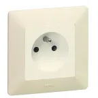 Valena LIFE Рамка 1 пост слоновая кость универсальная