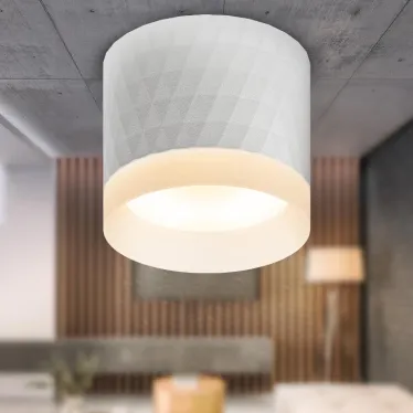 Светильник настенно-потолочный спот OL37 WH под GX53 IP20 белый