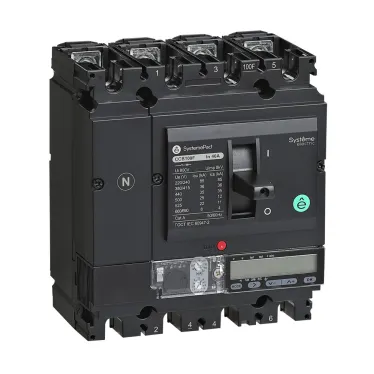 Выключатель автоматический в литом корпусе SPC100 36KA 4P4D S5.2E 100A