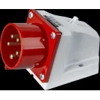 Вилка NCA-SR515-16-380 стационарная 16А 3P+N+PE IP44