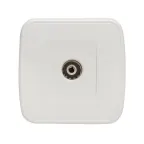 Розетка Минск TV 1-местная ОП 75Ом 5-862МГц белая