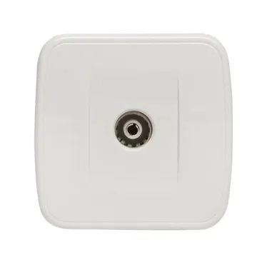 Розетка Минск TV 1-местная ОП 75Ом 5-862МГц белая