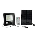 Прожектор светодиодный уличный на солн. бат. 20W 350 lm 5000K с датч. движения ПДУ IP65