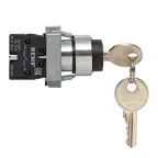 Переключатель BG61 2P с замком возвратный NO