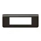 Рамка Mosaic 6 модулей - матовая черная