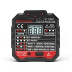                  Тестер розеток и УЗО KT 106D серия PROLINE
               