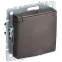 BRITE Розетка с заземлением с защитными шторками и крышкой 16А IP44 РСбш10-3-44-БрТБ темная бронза