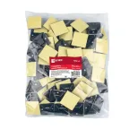 Площадка самоклеящаяся (30х30 мм) черная (100 шт)