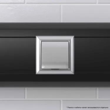 Avanti Вывод кабеля модульный , Закаленная сталь, 2 модуля